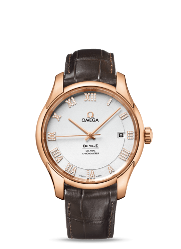 Omega De Ville Co-Axial 41 Red Gold / Silver Diamond